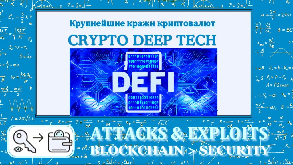 DeFi Attacks & Exploits все самые крупнейшие кражи криптовалют начиная с 2021 до 2022 года